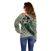 Custom Aotearoa Atua Papatuanuku Off Shoulder Sweater Earth Mother Father Koru Patterns DT05 - Polynesian Pride
