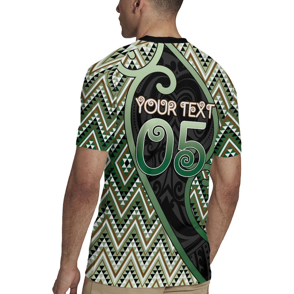 Custom Aotearoa Atua Papatuanuku Rugby Jersey Earth Mother Father Koru Patterns DT05 - Polynesian Pride