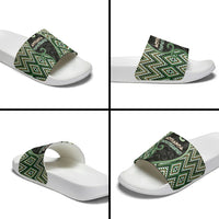Aotearoa Atua Papatuanuku Slide Sandals Earth Mother Father Koru Patterns DT05 - Polynesian Pride