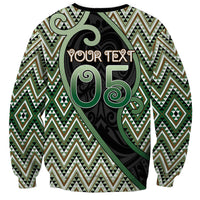 Custom Aotearoa Atua Papatuanuku Sweatshirt Earth Mother Father Koru Patterns DT05 - Polynesian Pride