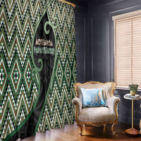 Aotearoa Atua Papatuanuku Window Curtain Earth Mother Father Koru Patterns DT05 - Polynesian Pride