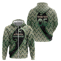 Custom Aotearoa Atua Papatuanuku Zip Hoodie Earth Mother Father Koru Patterns DT05 - Polynesian Pride