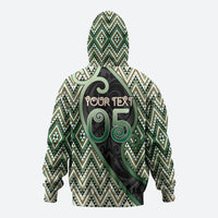 Custom Aotearoa Atua Papatuanuku Zip Hoodie Earth Mother Father Koru Patterns DT05 - Polynesian Pride