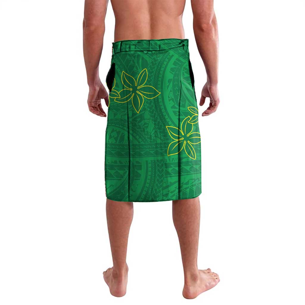 Cook Islands Christmas Lavalava Seashell Xmas Tree Tribal Waves - Polynesian Pride