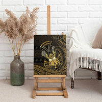 Niue Christmas Canvas Wall Art Niuean Crab Xmas Tribal Waves - Polynesian Pride