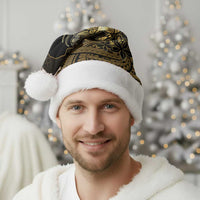 Niue Christmas Santa Hat Niuean Crab Xmas Tribal Waves - Polynesian Pride