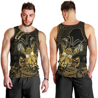 Niue Christmas Men Tank Top Niuean Crab Xmas Tribal Waves - Polynesian Pride