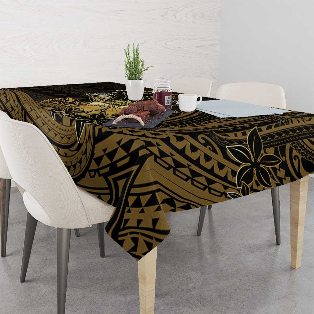 Niue Christmas Tablecloth Niuean Crab Xmas Tribal Waves - Polynesian Pride