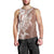 Hawaii Puakenikeni And Maile Lei Men Tank Top Brown Polynesian Shark Tattoo DT05