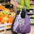 Hawaii Puakenikeni And Maile Lei Grocery Bag Violet Polynesian Shark Tattoo DT05