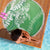 Hawaii Puakenikeni And Maile Lei Beach Blanket Green Polynesian Shark Tattoo DT05