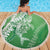 Hawaii Puakenikeni And Maile Lei Beach Blanket Green Polynesian Shark Tattoo DT05