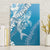 Hawaii Puakenikeni And Maile Lei Canvas Wall Art Blue Polynesian Shark Tattoo DT05