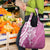 Hawaii Puakenikeni And Maile Lei Grocery Bag Pink Polynesian Shark Tattoo DT05