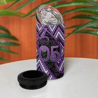 Custom Aotearoa Atua Tawhirimatea 4 in 1 Can Cooler Tumbler God Of Storms Koru Patterns DT05 - Polynesian Pride