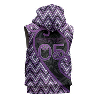 Custom Aotearoa Atua Tawhirimatea Sleeveless Hoodie God Of Storms Koru Patterns DT05 - Polynesian Pride