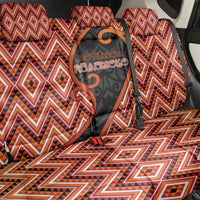 Aotearoa Atua Ruaumoko Back Car Seat Cover God Of Volcanoes Koru Patterns DT05 - Polynesian Pride