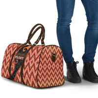 Aotearoa Atua Ruaumoko Travel Bag God Of Volcanoes Koru Patterns DT05 - Polynesian Pride