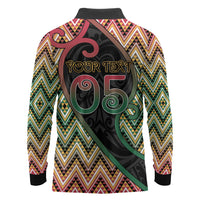 Custom Aotearoa Atua Maui Long Sleeve Polo Shirt Demigod Hero And Trickster Koru Patterns DT05 - Polynesian Pride