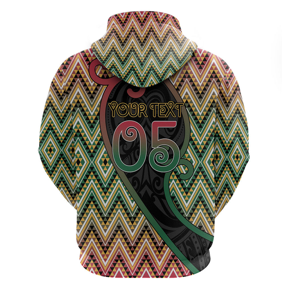 Custom Aotearoa Atua Maui Zip Hoodie Demigod Hero And Trickster Koru Patterns