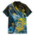 Personalised Tuvalu Family Matching Off The Shoulder Long Sleeve Dress and Hawaiian Shirt Dolphin On The Waves