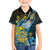 Personalised Tuvalu Family Matching Off The Shoulder Long Sleeve Dress and Hawaiian Shirt Dolphin On The Waves