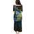 Personalised Tuvalu Family Matching Puletasi and Hawaiian Shirt Dolphin On The Waves