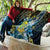 Tuvalu Quilt Dolphin On The Waves