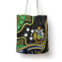 South Sea Islanders And Solomon Islands Tote Bag Solomons Coat Of Arms And Southern Cross DT05 - Polynesian Pride