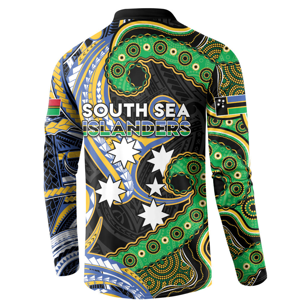 South Sea Islanders And Vanuatu Button Sweatshirt Boar Tusk Warrior Southern Tribal Pattern DT05 - Polynesian Pride