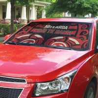 Aotearoa Ngai Te Rangi Auto Sun Shade New Zealand Traditional Maori Pattern DT05 - Polynesian Pride