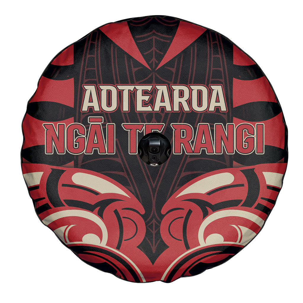 Aotearoa Ngai Te Rangi Spare Tire Cover New Zealand Traditional Maori Pattern DT05 - Polynesian Pride