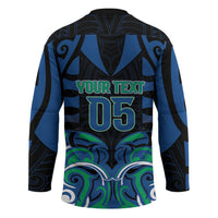 Custom Aotearoa Ngati Ranginui Hockey Jersey New Zealand Traditional Maori Pattern DT05 - Polynesian Pride