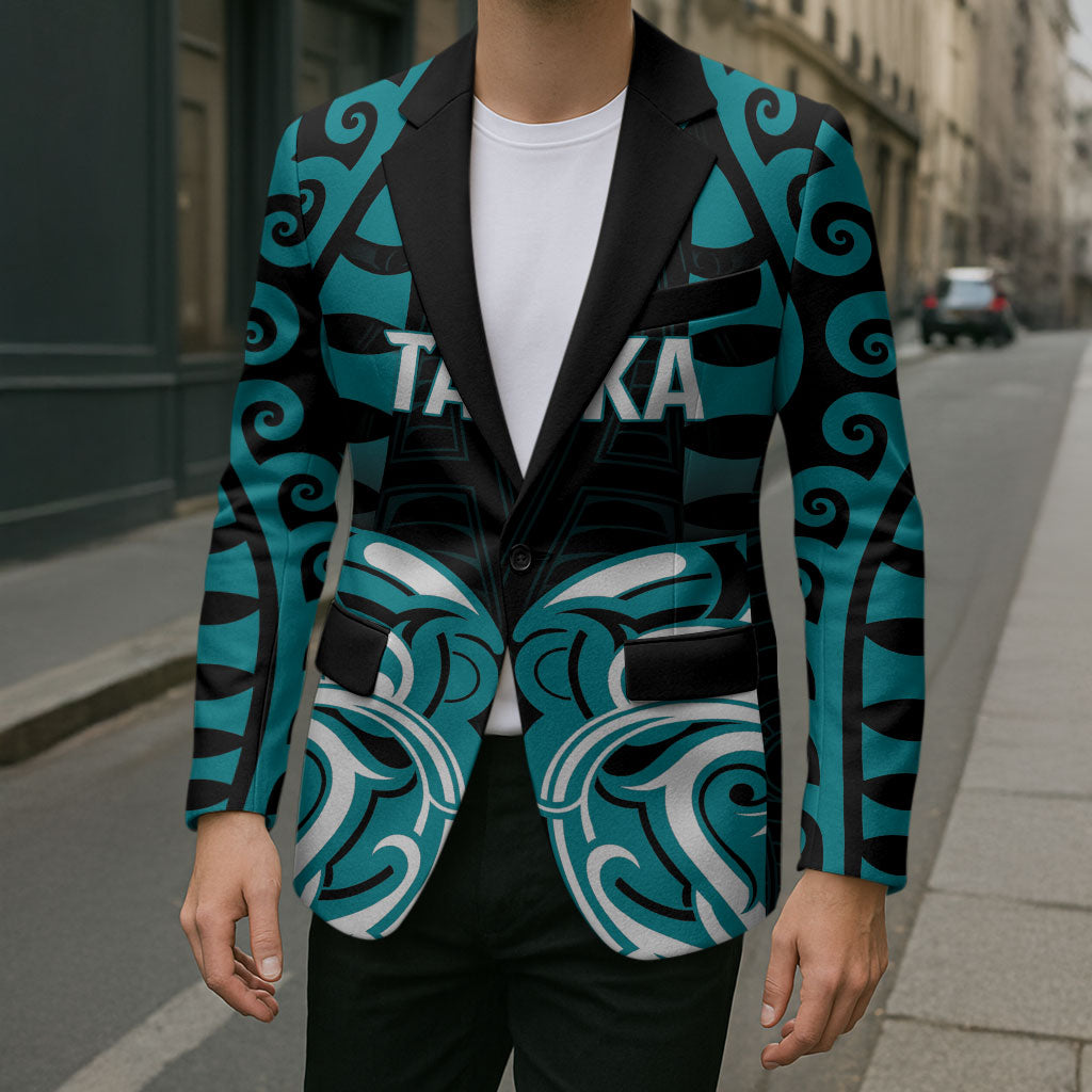 Custom Aotearoa Tapuika Blazer New Zealand Traditional Maori Pattern DT05 - Polynesian Pride