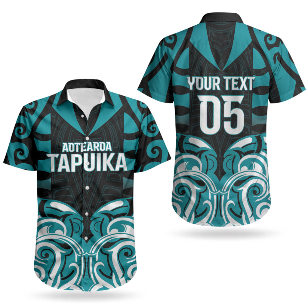 Custom Aotearoa Tapuika Couples Matching Long Sleeve Bodycon Dress and Hawaiian Shirt New Zealand Traditional Maori Pattern DT05 - Polynesian Pride