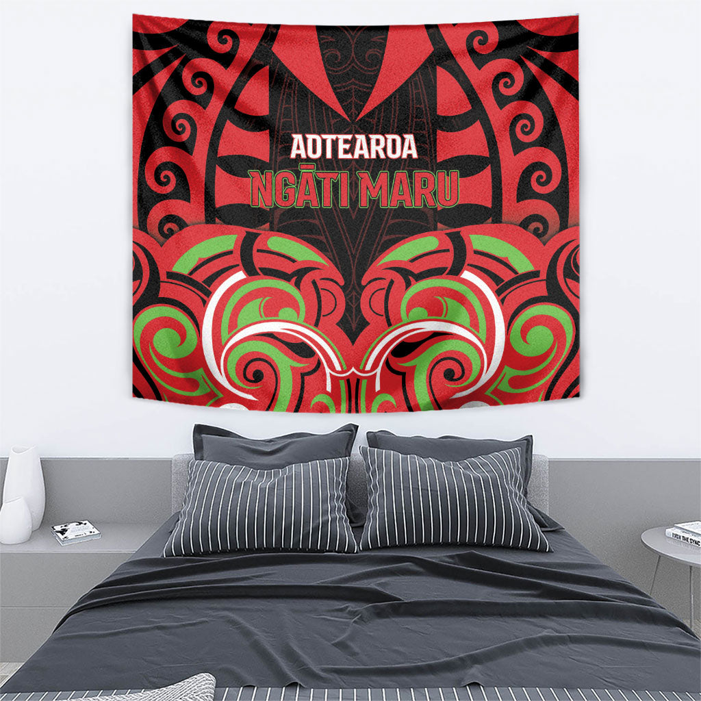 Aotearoa Ngati Maru Tapestry New Zealand Traditional Maori Pattern DT05 - Polynesian Pride