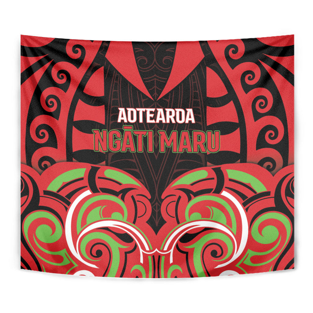 Aotearoa Ngati Maru Tapestry New Zealand Traditional Maori Pattern DT05 - Polynesian Pride