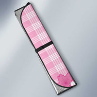 Pink Palaka Hawaiian And Japanese Auto Sun Shade Maneki Neko And Sakura Bloom
