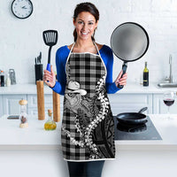 Black Hawaii Palaka Cowboy Turtle Apron Hawaiian Paniolo Puakenikeni Maile Lei