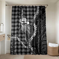 Black Hawaii Palaka Cowboy Turtle Bathroom Set Hawaiian Paniolo Puakenikeni Maile Lei