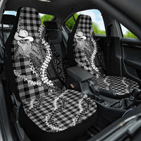 Black Hawaii Palaka Cowboy Turtle Car Seat Cover Hawaiian Paniolo Puakenikeni Maile Lei