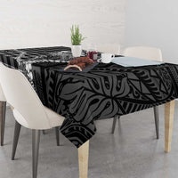 Black Hawaii Palaka Cowboy Turtle Tablecloth Hawaiian Paniolo Puakenikeni Maile Lei