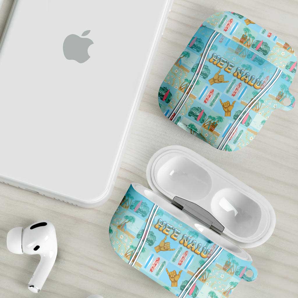 Hawaii Surfing AirPods Case He'e Nalu
