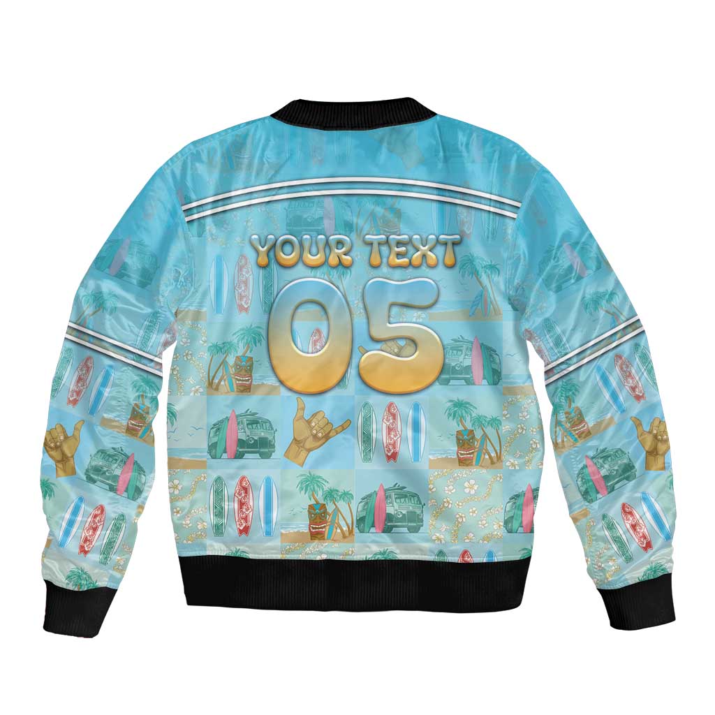 Custom Hawaii Surfing Bomber Jacket He'e Nalu
