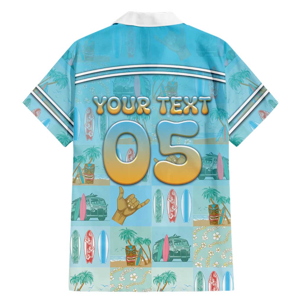 Custom Hawaii Surfing Family Matching Summer Maxi Dress and Hawaiian Shirt He'e Nalu