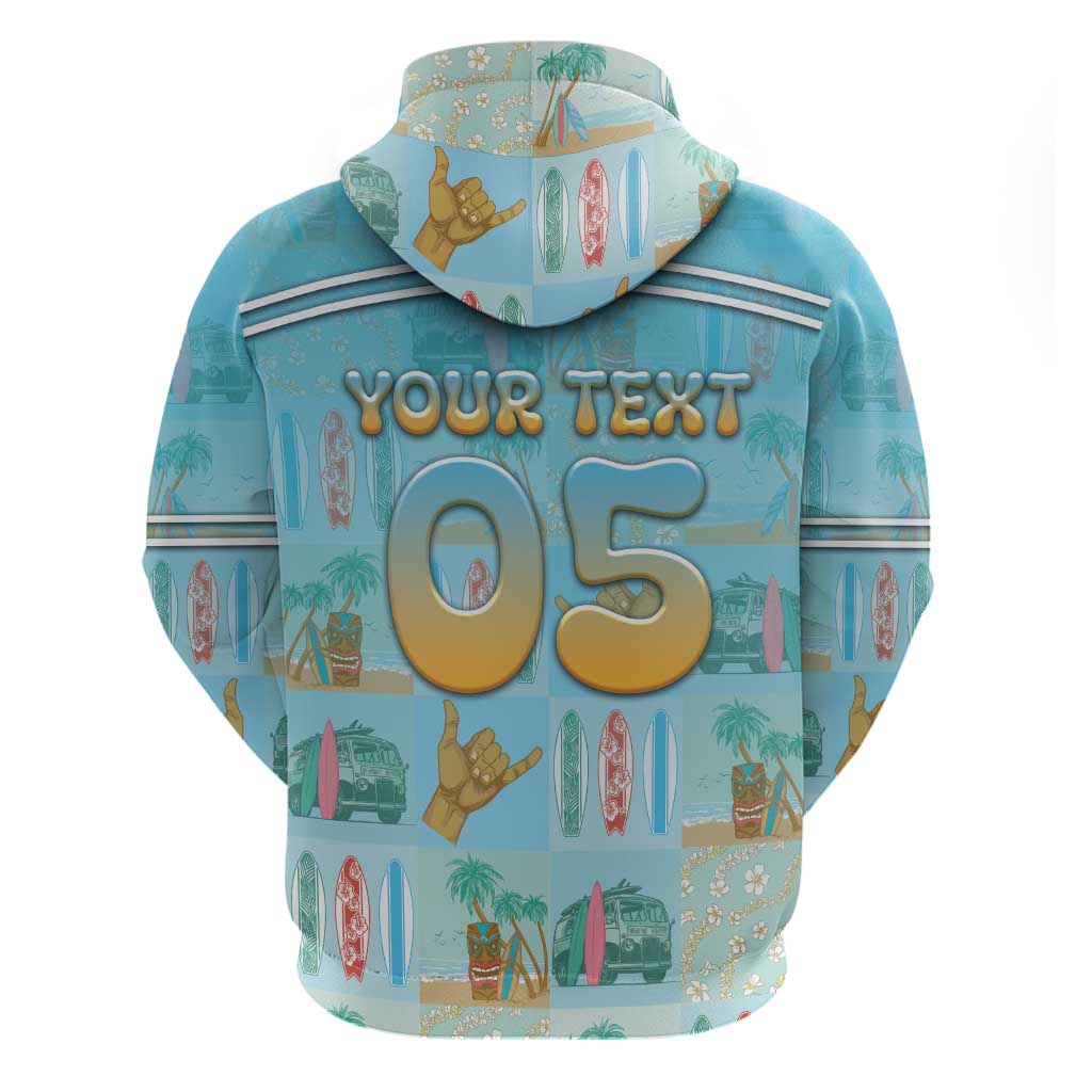 Custom Hawaii Surfing Hoodie He'e Nalu