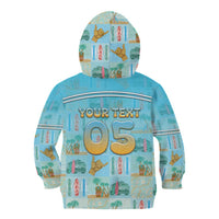 Custom Hawaii Surfing Kid Hoodie He'e Nalu