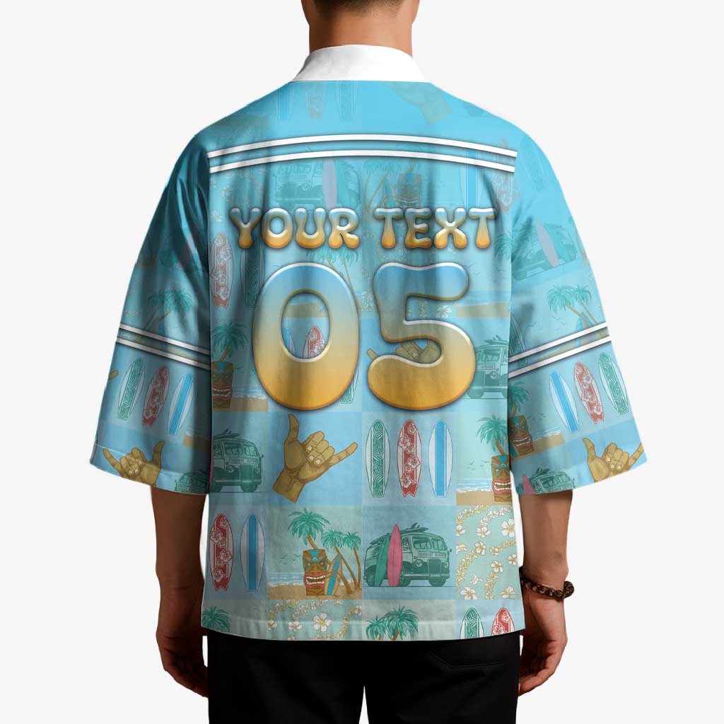 Custom Hawaii Surfing Kimono He'e Nalu