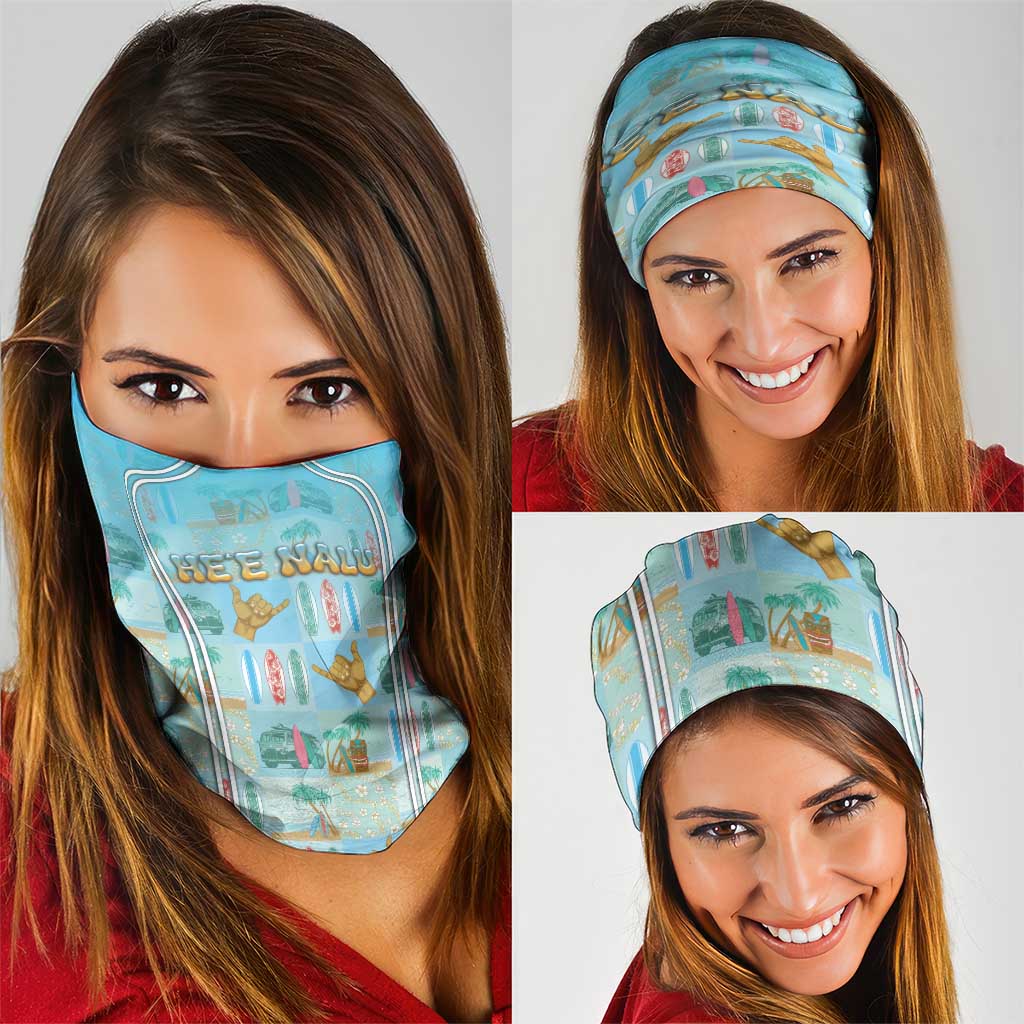 Hawaii Surfing Neck Gaiter He'e Nalu