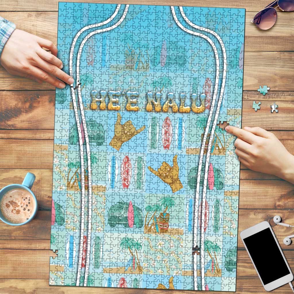 Hawaii Surfing Puzzle He'e Nalu